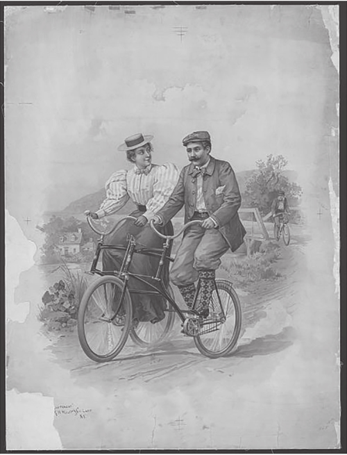 Bicycles. (Photo courtesy of Library of Congress, https://www.loc.gov/pictures/item/ 2018756236/.)