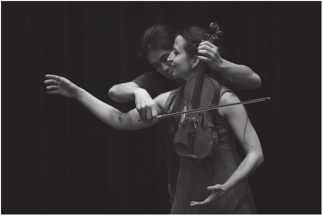 Takeshi and Aneta, Public Performance at Utrech Centre Photo