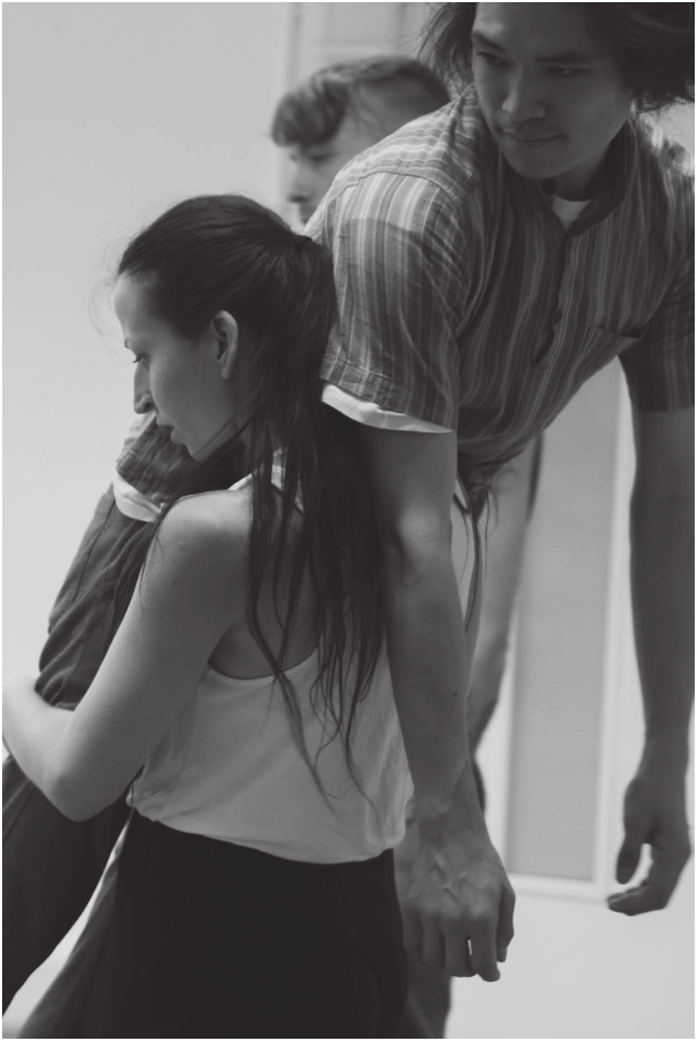 Aneta and Takeshi, Making the Material in the Studio