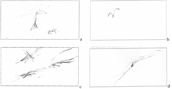 a-d. Figures Drawn by Minjimoment