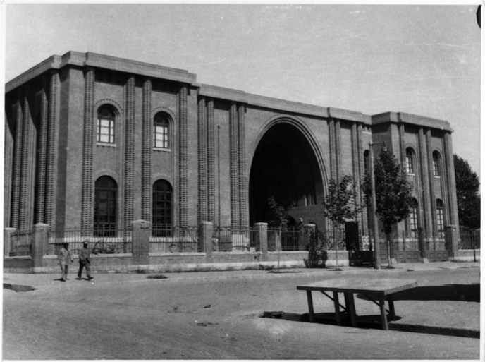 Andre Godard, main and southern fagade of the Archaeological Museum of Iran (Muzeh-ye Iran Bastan), Tehran 1936-39