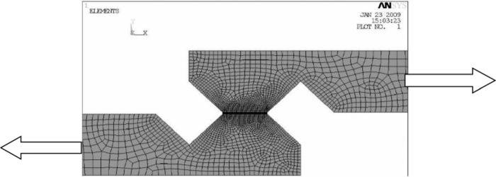 Transverse grooves in the adherends lead to lower and more uniformly distributed interfacial stresses